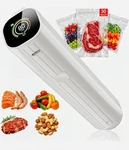 Compact Sealer For Food (vacuum Machine + 30 Reusable Ba.... Fixed Price $40.00.