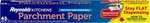 Reynolds Kitchens Stay Flat Parchment Paper Roll, Non Curling 45 Sq Ft, White. Fixed Price $9.85.