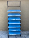 7 Tier Retail Hardware Display Rack Stand Aluminum Wire 84 Organizer. Fixed Price $70.00.