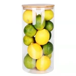 Saiool Glass Storage Jars 1.2 Gallon Containers With Natural Bamboo Lids Large. Fixed Price $36.87.