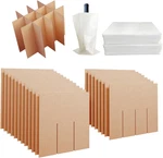 4 Sets Dish Packing Kit, Glass Divider Kits With 50 Pcs Foam Pouches Fits 16X. Fixed Price $32.69.