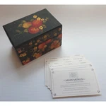 Main Street Press Susan Winget 3X5 Recipe Card Box Fruitful Bounty Botanical #ab. Fixed Price $14.99.