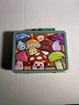 Aquarius Mushroom Fun Tin Storage Box Retro Lunch. Fixed Price $19.99.