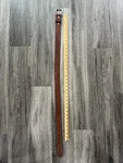 Hanks Belts Classic Basket Weave Oak Brown Leather Ccw 1.5" Size 34 $144. Fixed Price $75.00.