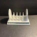 Botanic Garden By Portmeirion Toast Rack/letter Holder 6 1/2 (l) X 4 (w) Euc. Fixed Price $29.99.