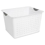 Sterilite Large Deep Durable Ultra Plastic Storage Basket Tote, White (6 Pack). Fixed Price $39.89.