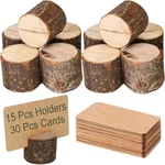 Toncoo Wood Place Card Holders, Premium. Fixed Price $12.99.
