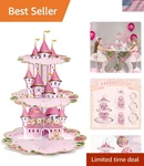 3 Tier Princess Birthday Cupcake Stand Party Decorations Floral Cupc.... Fixed Price $26.00.