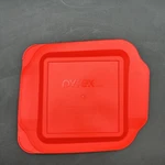 Pyrex 222-PC Red Square Plastic Food Storage Replacement Lid Cover. Fixed Price $13.99.