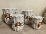 Corelle Coordinates Chutney 4 Piece Canister Set By Jay Imports Preowned. Fixed Price $59.00.