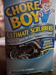2 Pack Chore Boy Ultimate Stainless Steel Scrubber, 0.54 Oz, Ct. Fixed Price $7.00.
