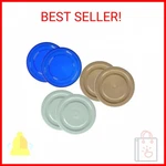 Luminarc International 6 Working Glass Assorted Lids, Multi-colored. Fixed Price $11.42.