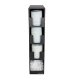 San Jamar L2203 Black 24.5" Lid & Straw Tower. Fixed Price $304.51.