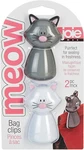 Joie 2PC Meow Cat-themed Bag Clips Set Purrfect For Sealing Freshness. Fixed Price $19.30.