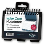 Ischolar Index Card Book, Poly Wire, Tabs, Color Will Vary (03512), 3X5. Fixed Price $14.11.
