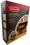 Rubbermaid Large Under Shelf Drawer Storage Organizer 16 Open Box. Fixed Price $22.99.