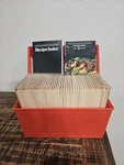 Vintage Better Homes And Gardens Orange/red Recipe Card Library Complete Set. Fixed Price $25.00.