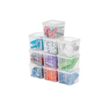 Iris Usa Vertical Plastic Flip Top Storage Containers Bins With Lid... Fast Ship. Fixed Price $32.96.