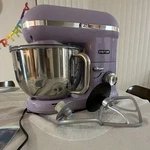 Cheflee Purple Stand Mixer Stainless Steel Bowl & Attachments. Fixed Price $47.00.