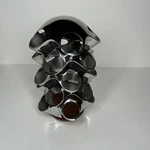 Nambe Coffee Silver Metal Rotating Carousel 24 MT0649 Keurig Stand Read. Fixed Price $62.99.