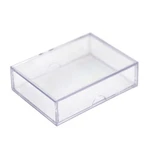 10 Pack Clear Acrylic Card Storage Boxes With Lids 3 1/2". Fixed Price $33.65.