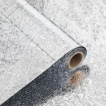 Veelike Kitchen Backsplash Wallpaper Peel And Stick 15.7" X 118", Silver. Fixed Price $16.17.