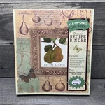 New Seasons Recipe Keeper Deluxe Binder Organizer Pear Design -. Fixed Price $12.99.