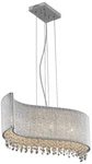 Stylish 5-LIGHT Chrome Pendant With Crystals. Fixed Price $959.00.