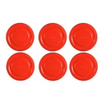 Mian Red Plastic Lids Fits Luminarc Working Glass 6 Pack. Fixed Price $10.49.