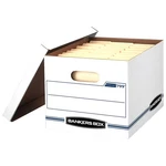 Bankers Box Basic Duty Letter/legal File Storage With Lids, 10 Pack, White. Fixed Price $22.46.