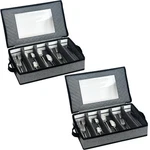 Veronly 2 Pack Flatware Utensil Storage - Sturdy Silverware Box With Div. Fixed Price $37.21.