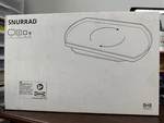 Ikea Snurrad Clear Lazy Susan Fridge Shelf Pull Out Revolving Swivel 405.215.26. Fixed Price $38.00.