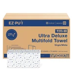 Ezbrnd Ultra Deluxe 2PLY+ Multifold Paper Towels, White, 15 Pk 120 Sheets, .... Fixed Price $63.40.