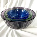 Pyrex Nesting Mixing Set Blue 7401-S Green 7402-S Amethyst 7403-S. Fixed Price $58.17.