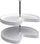 Rev-a-shelf LD-2472-28-1 Lazy Daisy Polymer Inch Kidney White. Fixed Price $71.99.