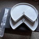 Rev-a-shelf LD-2472-24-1 Lazy Daisy Polymer Double Tier 24" White. Fixed Price $42.29.