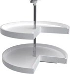 Rev-a-shelf 6942-28-11-52 28-INCH Polymer Pie Cut 2-SHELF Lazy Susan Corner. Fixed Price $125.99.