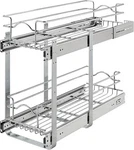 2-TIER Kitchen Cabinet Pullout Shelf & Drawer Organizer, 9X22 In, Pantry Storage. Fixed Price $98.99.