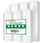 Makmefre 6PK 8"X20' & 11"X20' Food Vacuum Sealer Bags Rolls Bpa-free. Fixed Price $28.78.