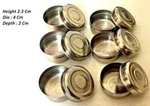 Stainless Steel Small/mini Boxes Dabba/container Tin /storage Box, Set Of 6 Pcs. Fixed Price $14.99.
