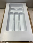 Rev-a-shelf GCT-1W-52 Glossy Silverware Tray Drawer Insert Organizer White. Fixed Price $23.42.
