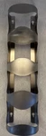 Ikea Vrum Stainless Steel Wall Mount Wine Rack Holds 4 Bottles Discontinued. Fixed Price $49.99.