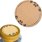 300 Pieces 2 Canning Labels For Mason Brown Kraft Stickers To Write. Fixed Price $9.70.