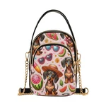 Alaza Quilted Crossbody Bags For Women,summer Dachshund Dogs Seamless Pattern.... Fixed Price $19.30.