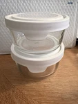 2 Pc Anchor Hocking 3 Cup Size True Seal White Lid Glass Container Set New. Fixed Price $30.00.