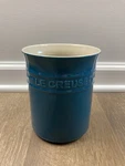 "deep Teal" Le Creuset Small Utensil Crock 1.15 Qt Nwt *2ND Choice* Ombre. Fixed Price $70.99.