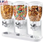 Cereal Dispenser W/ Rotary Switch Food Storage Container Kitchen Organization Us. Fixed Price $60.78.