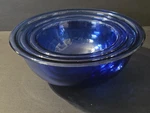 Pc Pyrex Originals Cobalt Blue Mixing Bowl Set Bakeware Dishes 322 323 325 Lot. Fixed Price $49.99.