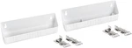 11" Tip-out Plastic Sink Trays For Kitchen And Bathroom Base Cabinet, Pack Of 2. Fixed Price $48.99.