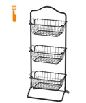 Simple Houseware 3-TIER Rigid Wire Market Fruit Basket Stand, Tier, Black. Fixed Price $70.99.